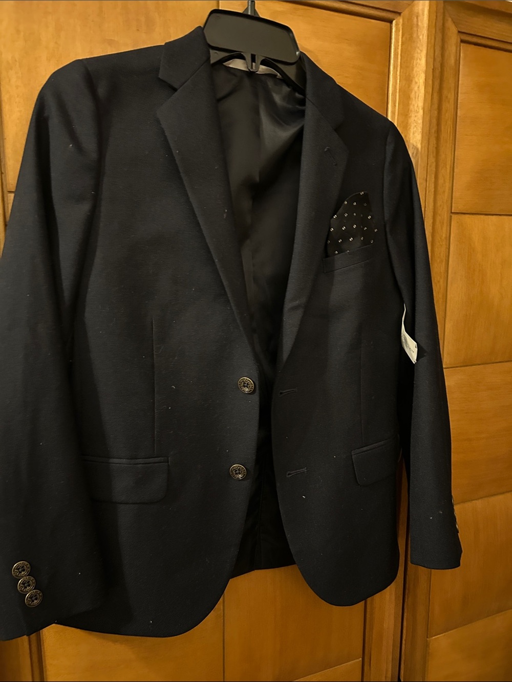 Nordstrom Navy Two-Button Sport Coat with Pockets